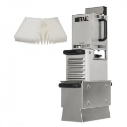 Buffalo olie filtratiemachine met 100 filters - RVS, Zilver