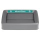 Jantex Slim Bin Label Gemengd Glas - Groen Afvalsticker