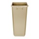 Jantex Smalle Afvalbak Beige 60L | Polypropyleen