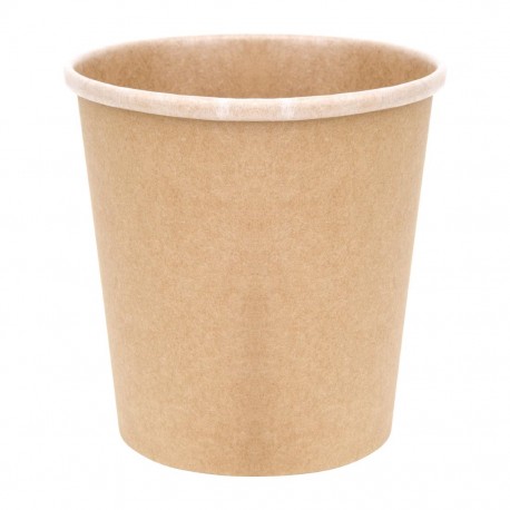 Fiesta Recyclable soepbekers 455ml 98mm – bruin karton (500 stuks)