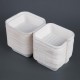 Fiesta Compostable bagasse hamburgerbakjes 153mm - wit (500 stuks)