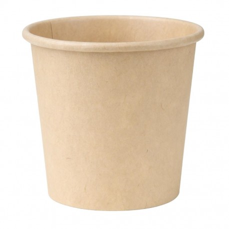 Fiesta Recyclebare Papieren Portiepotjes 80ml – Bruin (1000 stuks)