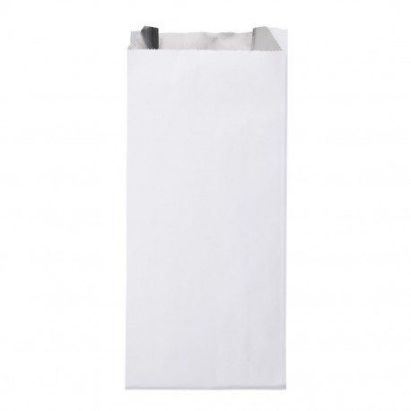 Fiesta Recyclebare Papieren Afhaalzakken met Folievoering – 250x100x45mm (500 stuks)