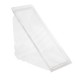 Faerch recyclebare diepe driehoekige sandwichboxen (500 stuks) – rPET, Helder