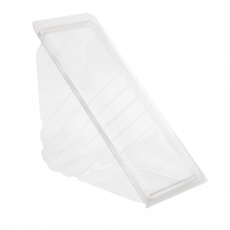 Faerch recyclebare diepe driehoekige sandwichboxen (500 stuks) – rPET, Helder