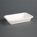 Fiesta Compostable composteerbare voedselbakjes 455ml – Bagasse, Wit (50 stuks)