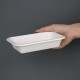 Fiesta Compostable composteerbare voedselbakjes 455ml – Bagasse, Wit (50 stuks)