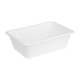 Fiesta Composteerbare Bagasse Voedselcontainer Bases 800ml - 100 stuks - Wit