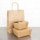 Fiesta Recyclable kartonnen voedseldoosjes 112mm - Bruin (300 stuks)