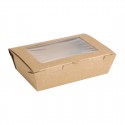Fiesta Recyclable saladeboxen met PET venster 700ml - 200 stuks