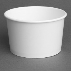 Fiesta Recyclebare Ijspotjes 340ml, Wit Karton (1000 stuks)