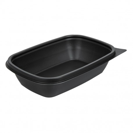 FastPac afhaalverpakkingen 500ml zwart - rechthoekige voedseldozen (300 stuks)