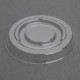Fiesta Recyclable PET deksels voor bagasse sausbakjes - 1000 stuks, helder