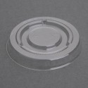 Fiesta Recyclable PET deksels voor bagasse sausbakjes - 1000 stuks, helder