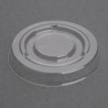 Fiesta Recyclable PET deksels voor bagasse sausbakjes - 1000 stuks, helder