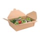 Fiesta Recyclable kartonnen voedseldozen 197mm, bruin - 200 stuks