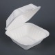 Fiesta Compostable bagasse hamburgerbakjes 152mm - Wit (500 stuks)