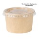 Fiesta Recycleerbare Portiepotjes 50ml Bruin Papier – Doos 1000 Stuks