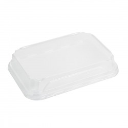 Fiesta Recyclebare PET Deksel voor Nr. 3 Sushi Trays – Helder (300 stuks)