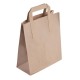 Fiesta gerecyclede bruine papieren draagtassen medium (250 stuks)