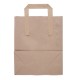 Fiesta gerecyclede bruine papieren draagtassen medium (250 stuks)