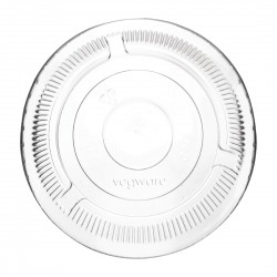Vegware Composteerbare Deksels 96-Serie voor Frisdrankbekers - Helder PLA (1000 stuks)