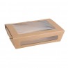 Fiesta Compostable composteerbare saladebakken met PLA venster 1200ml - 200 stuks