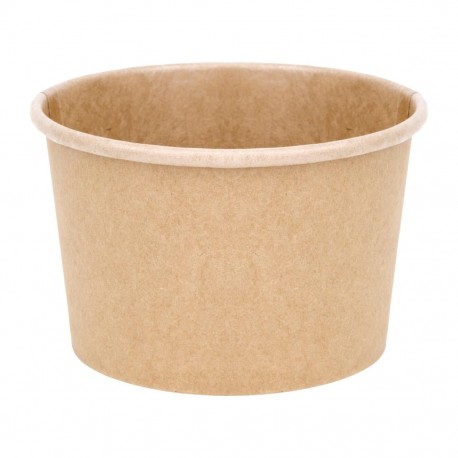 Fiesta Recyclable soepbekers 230ml, bruin karton, 500 stuks