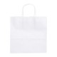Fiesta Recyclebare Witte Papieren Draagtassen met Gedraaid Handvat - Klein (250 stuks)