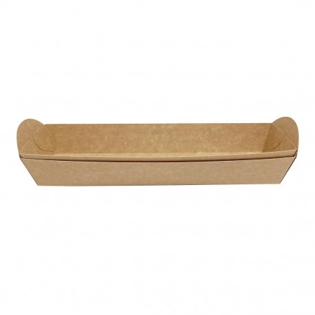 Fiesta recyclebare stokbroodbak (500 stuks) - bruin karton