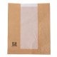 Fiesta Composteerbare Broodzakken met Glassine Venster 266x215x88mm (1000 stuks)
