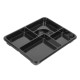Faerch recyclebare bentoboxen 263 x 201mm – Zwart (90 stuks)