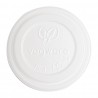 Vegware 62-serie CPLA deksels voor espressobekers (2000 stuks)