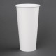 Fiesta Recyclable papieren beker 90mm voor koude dranken – 625ml, wit (1000 stuks)