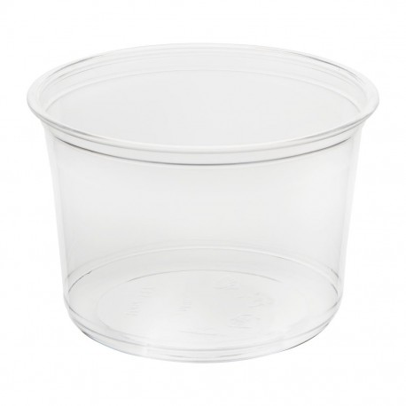 Fiesta recyclebare rPET Deli-bekers 455 ml (300 stuks) - Helder