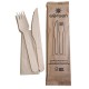 eGreen individueel verpakte 3-in-1 houten bestekset – 250 stuks