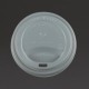 Vegware composteerbare deksels voor 34 en 45cl koffiebekers – CPLA, wit (1000 stuks)