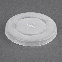 Fiesta Recyclable polystyreen deksels voor papieren bekers FP780 - Wit (1000 stuks)