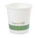 Vegware composteerbare espressobekers 11,3cl wit (1000 stuks) - PLA & papier