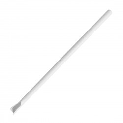 Fiesta Composteerbare Papieren Lepelrietje Wit 210x8mm (250 stuks)