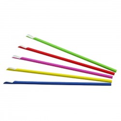 Sier Disposables Lepelrietje Papier FSC® – doos 100 stuks, ø 8 mm