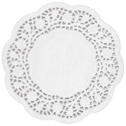 Olympia papieren taartranden 24 cm – set van 250 stuks