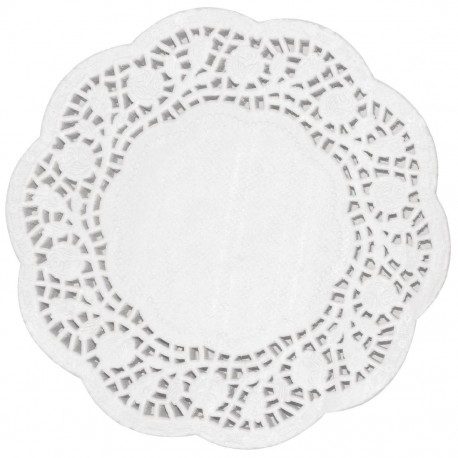 Olympia papieren taartranden 24 cm – set van 250 stuks