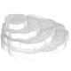 Olympia papieren taartranden 24 cm – set van 250 stuks