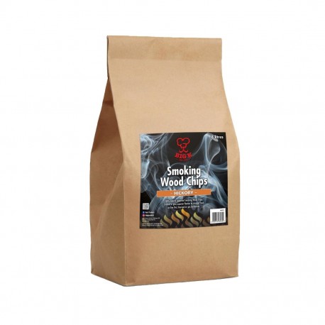 Big K Hickory Rookhoutchips 8L – Rookmot voor Authentieke Rooksmaak