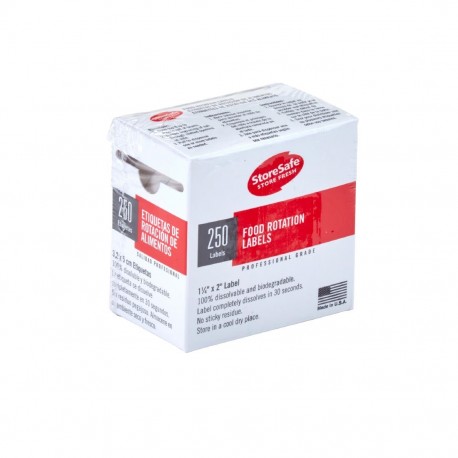 Cambro StoreSafe HACCP stickers - 24x 250 vellen oplosbare productstickers