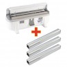 Wrapmaster 3000 dispenser + 3 x huishoudfolie 30,5 cm x 300 m – voordeelset