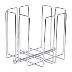 Olympia Servethouder 190 x 190mm - RVS Zilver