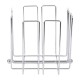 Olympia Servethouder 190 x 190mm - RVS Zilver