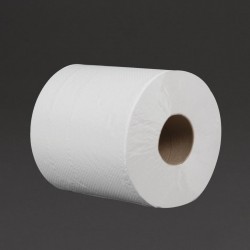 Jantex Centrefeed witte poetsrollen 2-laags 120m – Doos 6 stuks
